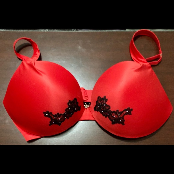 Victoria's Secret Other - Victoria’s Secret Plunge Bra, 34E (DD), Red, NWOT